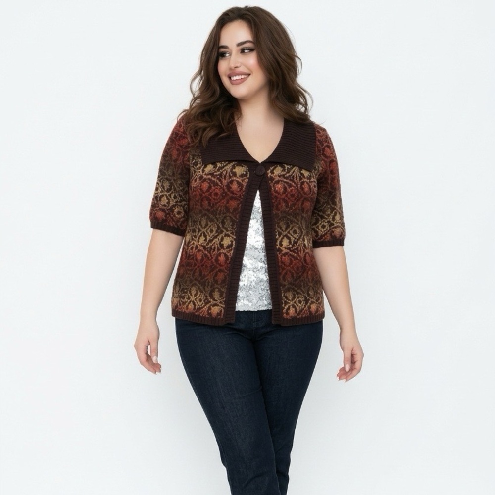 DKNY Jeans Knit Shrug L